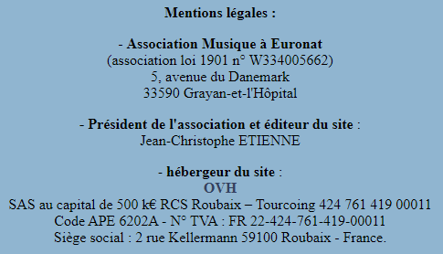 mentions légales